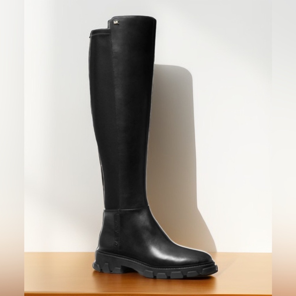 MICHAEL Michael Ridley Leather Boot online Sold Out Size 8.5 MK Michael Kors
